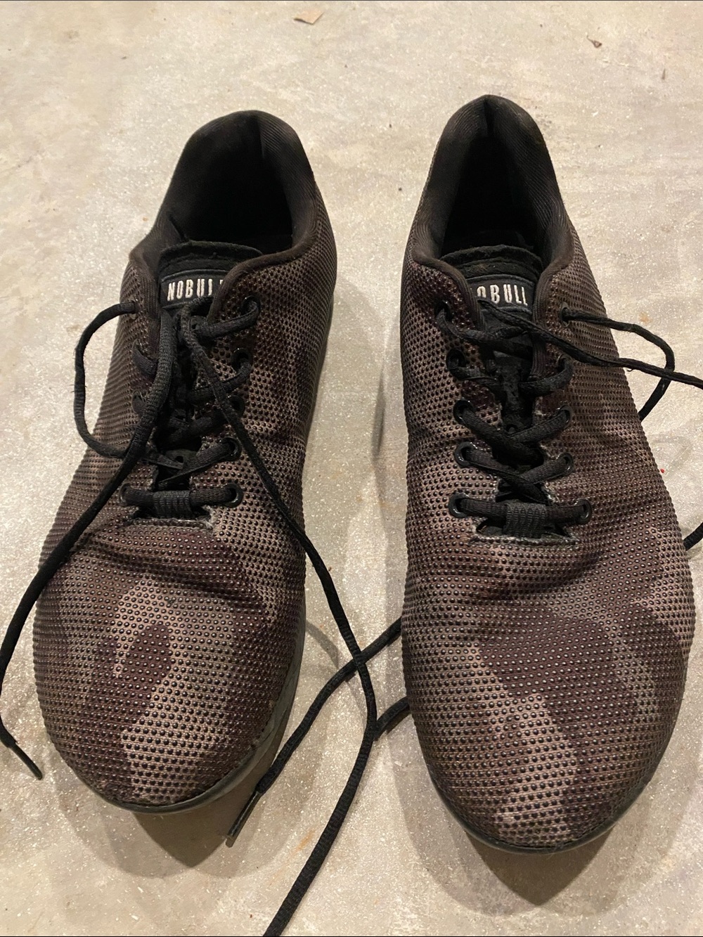 NOBULL Men's Black Cammo Trainers